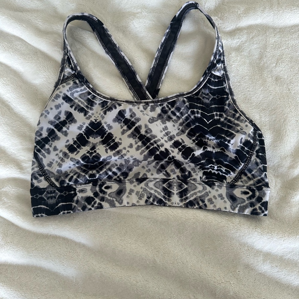 Victoria's Secret Black and White Racerback Bra